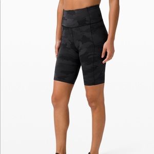 Lululemon Fast and Free High Rose Short 10” Camo